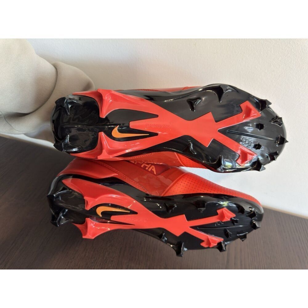 Nike Alpha Menace 4 Pro NRG so 10‎ Mens Picante Red Orange Football Cleats Shoes - Picture 4 of 8